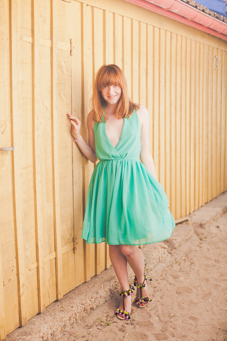 robe verte asos (2)