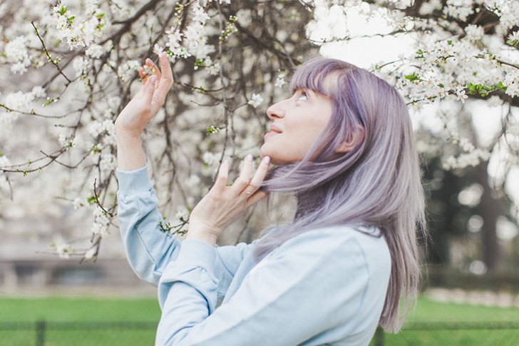 Cheveux violets bleus-63