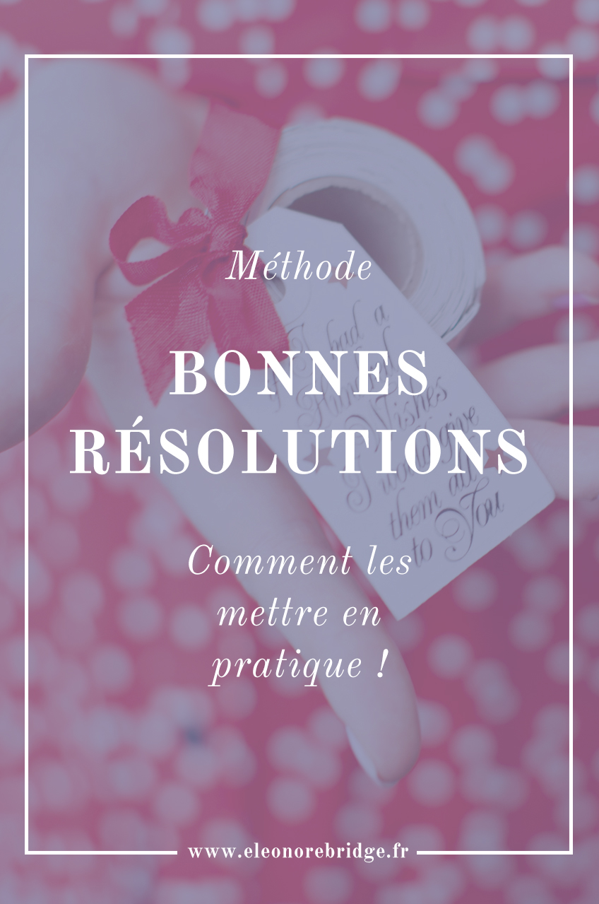 J’ai mis longtemps avant de savoir comment gérer mes bonnes résolutions et en faire quelque chose de positif, alors si ça vous intéresse je vais vous dire comment j’arrive à tenir mes résolutions, parce que j’ai ma petite méthode.