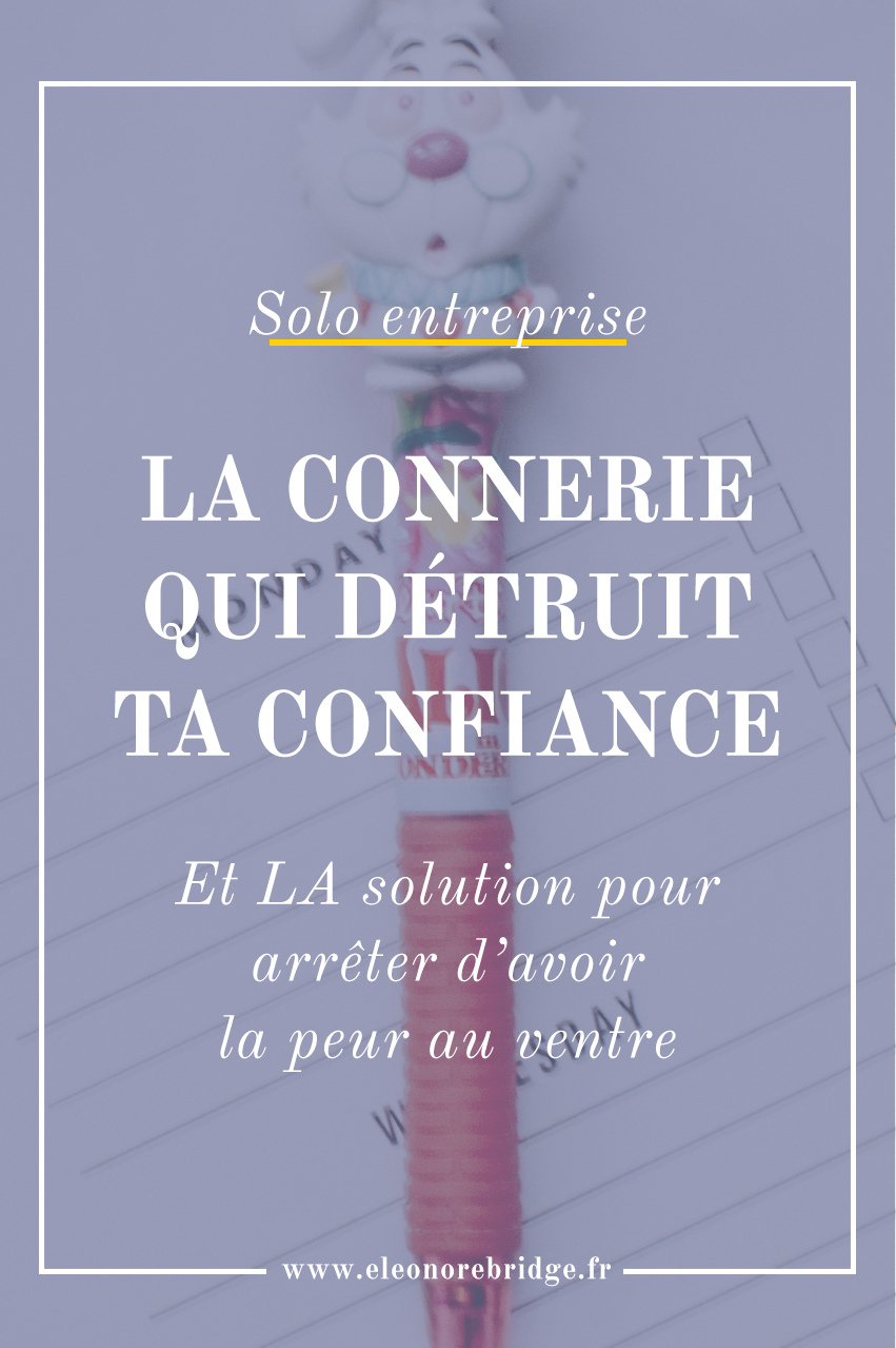 Pourquoi on a souvent la peur au ventre quand on a un petit business perso ? Qu'est ce qui file autant la trouille et comment s'en débarrasser ? Des conseils pour avoir confiance en soi quand on est entrepreneur.